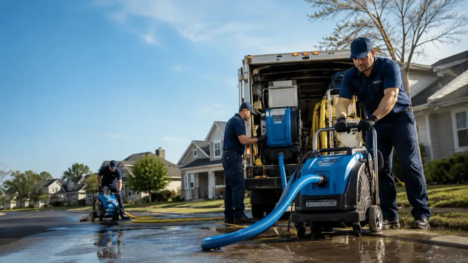 Flood Damage Cleanup in Canyon Country, CA